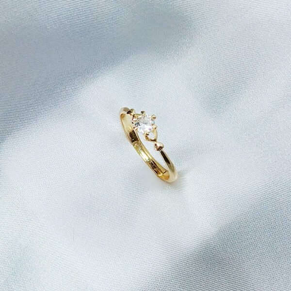 Diamond Golden Promise Ring - luxore - lifestyle - rings - 13