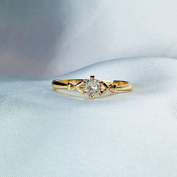 Diamond Golden Promise Ring - luxore - lifestyle - rings - 15