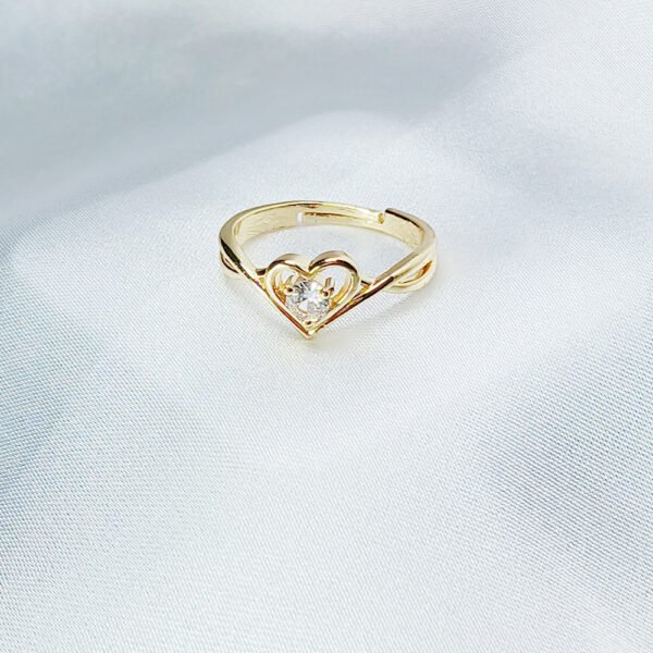 Diamond Golden Promise Ring - luxore - lifestyle - rings - 16