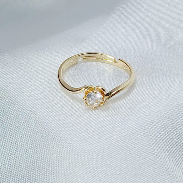 Diamond Golden Promise Ring - luxore - lifestyle - rings - 29