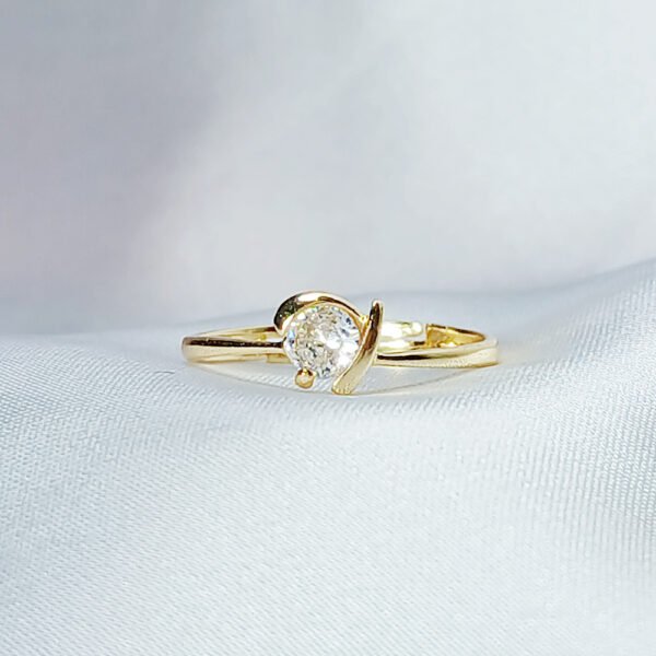 Diamond Golden Promise Ring - luxore - lifestyle - rings - 8