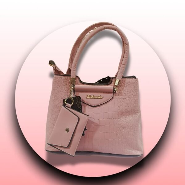 Pale Pink Women Shoulder Bag - lifestyle - Luxore